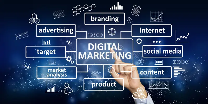 Digital marketing team brainstorming